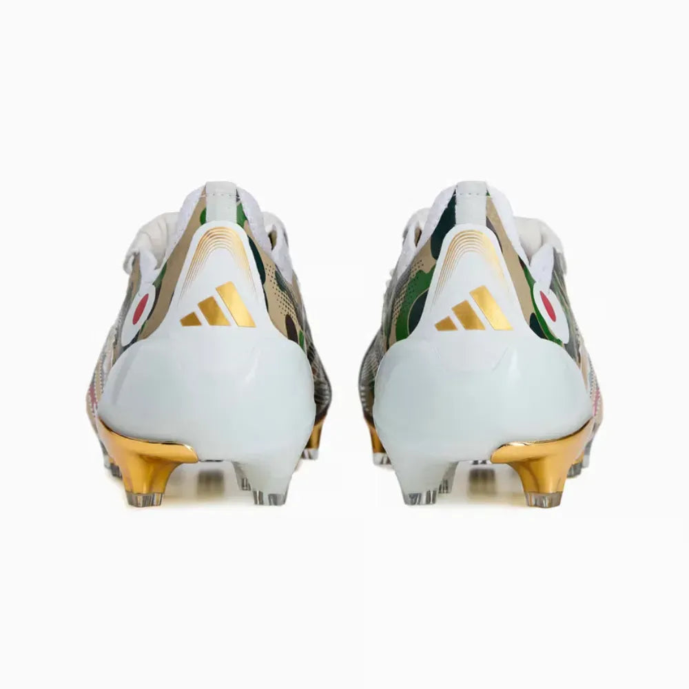 【限定】BAPE X ADIDAS PREDATOR ELITE FT BAPE x Adidas Predator Elite Hemp Gold Metallic Cloud White 2025